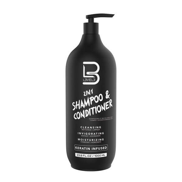 L3VEL3 Shampoo&Conditioner Szampon i Odżywka 1000ml